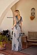 Primavera Couture 13144 Blouson Top Beaded A-Line Dress
