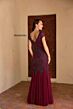 Primavera Couture 13148 Cap Sleeve Godet Skirt Beaded Dress