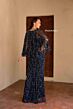 Primavera Couture 13149 Sheer Cape Sleeve V-Neck Dress