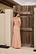 Primavera Couture 13155 Square Neck Beaded Mermaid Dress