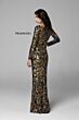 Primavera Couture 1401 Bateau Neck Long Sleeve Dress