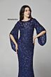 Primavera Couture 9713 Cutaway Sleeve Scoop Neck Dress