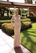 Primavera Couture 12209 Long Sleeve V-Neck Dress