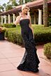 Primavera Couture 12212 Strapless Straight Neck Dress