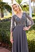Primavera Couture 13162 Cape Sleeve A-Line Dress