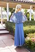 Primavera Couture 13162 Cape Sleeve A-Line Dress