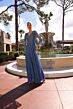 Primavera Couture 13162 Cape Sleeve A-Line Dress