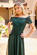 Primavera Couture 13164 Off-The-Shoulder Beaded Top Dress