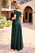 Primavera Couture 13164 Off-The-Shoulder Beaded Top Dress