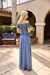 Primavera Couture 13164 Off-The-Shoulder Beaded Top Dress