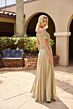 Primavera Couture 13164 Off-The-Shoulder Beaded Top Dress