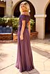 Primavera Couture 13164 Off-The-Shoulder Beaded Top Dress
