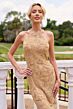 Primavera Couture 13166 Halter Neck Beaded Dress