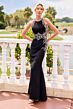 Primavera Couture 13167 High Halter Neck Embellished Dress