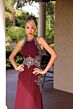 Primavera Couture 13167 High Halter Neck Embellished Dress
