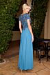 Primavera Couture 13169 Short Sleeve Beaded Bodice Dress