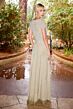 Primavera Couture 13169 Short Sleeve Beaded Bodice Dress