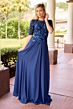 Primavera Couture 13171 Beaded Bodice A-Line Dress