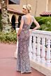Primavera Couture 13173 Cap Sleeve Beaded Lace Dress