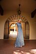 Primavera Couture 13177 Cowl Back Cap Sleeve Dress