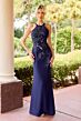 Primavera Couture 13180 Beaded Bodice Halter Neck Dress