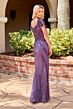 Primavera Couture 13183 Sweetheart Neck Flutter Sleeve Dress