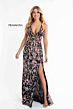 Primavera Couture 3073 High Slit Cross Back Dress