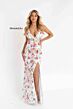 Primavera Couture 3073 High Slit Cross Back Dress