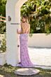 Primavera Couture 3073 High Slit Cross Back Dress