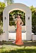 Primavera Couture 3073 High Slit Cross Back Dress