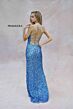 Primavera Couture 3290 Beaded High Slit Scoop Neck Dress