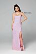 Primavera Couture 3290 Beaded High Slit Scoop Neck Dress
