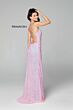 Primavera Couture 3290 Beaded High Slit Scoop Neck Dress