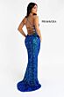 Primavera Couture 3290 Beaded High Slit Scoop Neck Dress