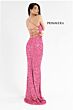 Primavera Couture 3290 Beaded High Slit Scoop Neck Dress