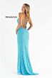 Primavera Couture 3290 Beaded High Slit Scoop Neck Dress