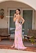 Primavera Couture 4156 Scoop Neck Lace-Up Back Dress
