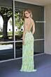 Primavera Couture 4156 Scoop Neck Lace-Up Back Dress