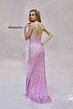Primavera Couture 4192 Strapless High Slit Sequined Dress