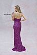 Primavera Couture 4192 Strapless High Slit Sequined Dress