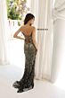 Primavera Couture 4301 Plunging Neck Embellished Dress