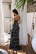 Primavera Couture 4307 Basque Waist High Slit Dress