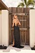 Primavera Couture 4312 Scoop Neck Lace-Up Back Dress