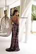 Primavera Couture 4313 Spaghetti Strap Beaded Plunging Neck Dress