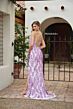 Primavera Couture 4314 Strapless Beaded High Slit Dress