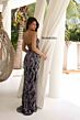 Primavera Couture 4314 Strapless Beaded High Slit Dress