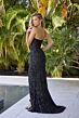 Primavera Couture 4321 Illusion Bodice Beaded Strapless Dress