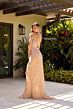 Primavera Couture 4322 V-Neck Beaded Low Back Dress