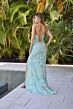 Primavera Couture 4331 Strapless Beaded Scoop Neck Dress