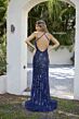 Primavera Couture 4337 Cross Back Sweetheart Neck Dress
